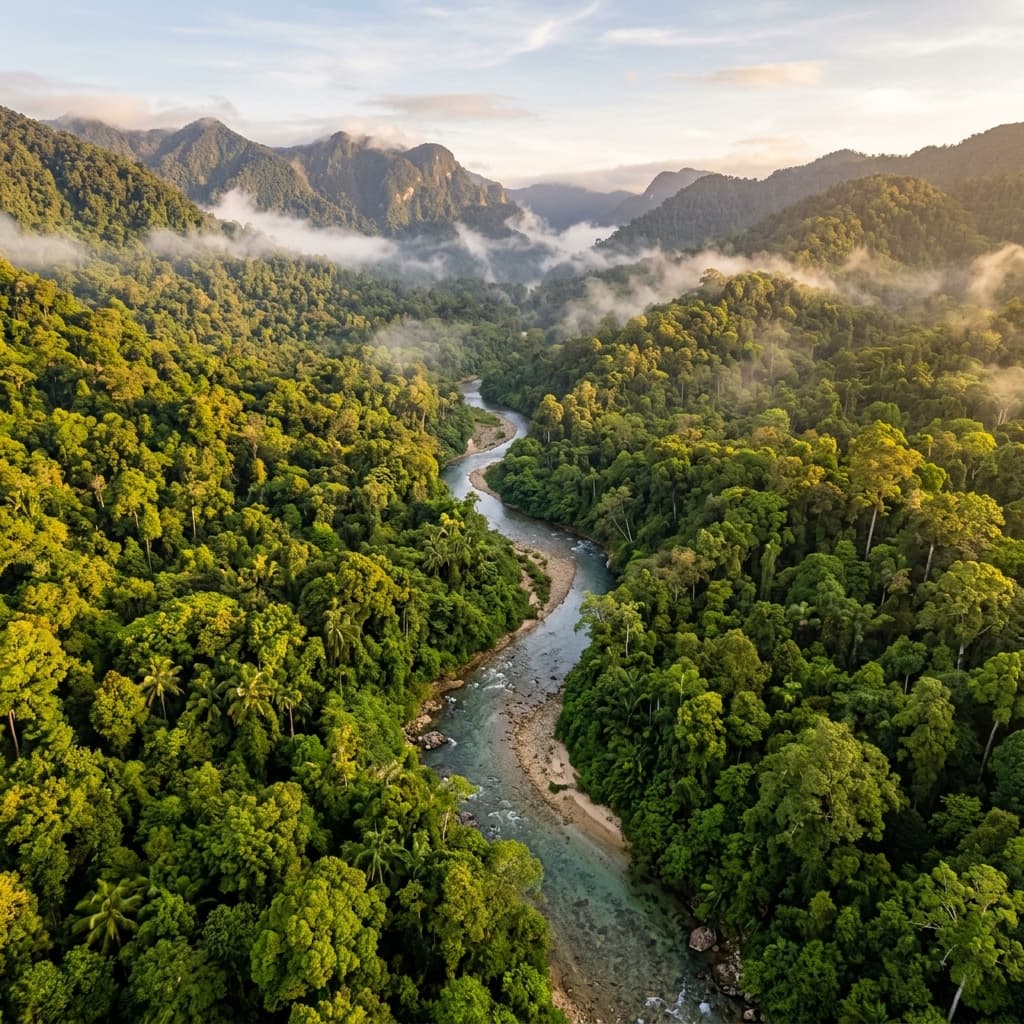 Borneo Rainforest Origin