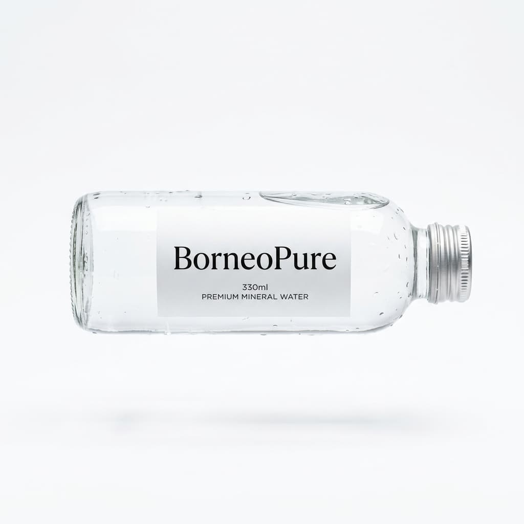 BorneoPure Original Glass Bottle